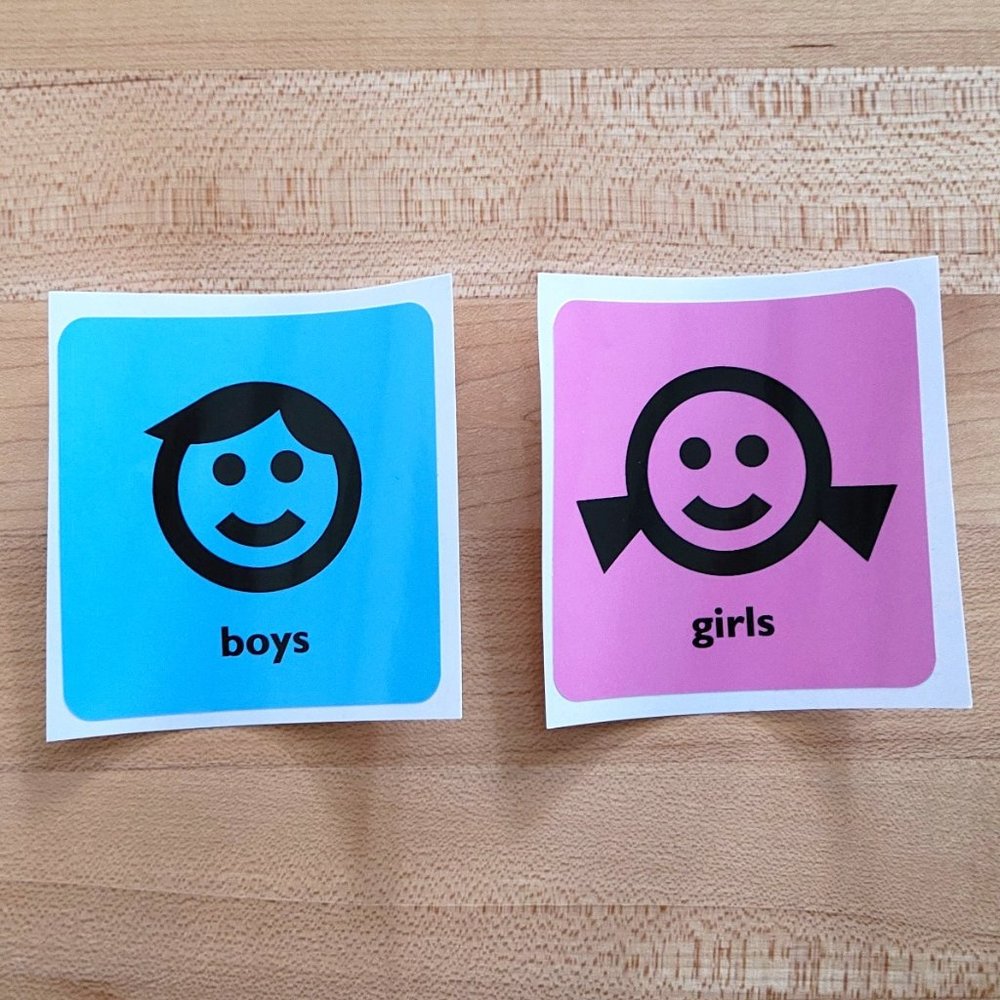 Chlldren's Bedroom/Bathroom Door Stickers